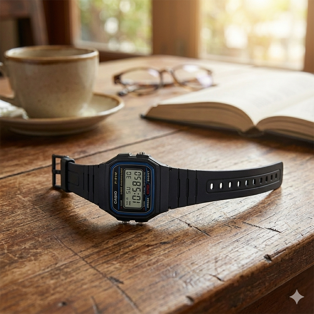 Casio F-91W-1DG Original Maroc